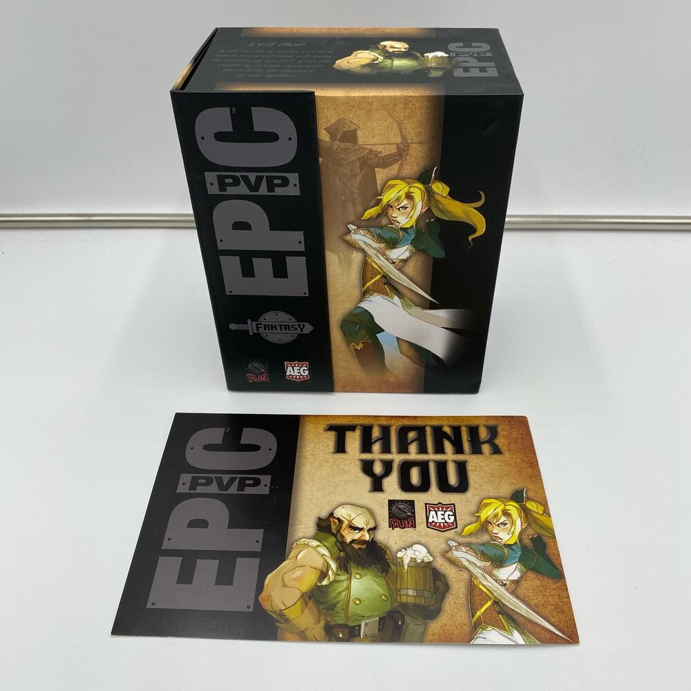 Epic PVP: Fantasy Card Game Kickstarter Exclusive & Bonus Items - Open Box